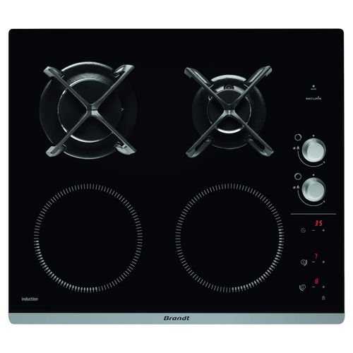 top plaque de cuisson mixte gaz induction